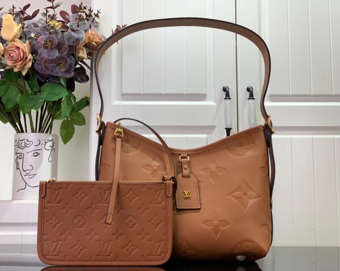 [해외배송]  Louis Vuitt**  【CarryAll Small Handbag】M46288 브라운 (엠보싱)