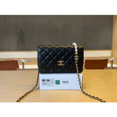 [해외배송]CHANE*  25s 진주 체인 WOC 체인 A96144
